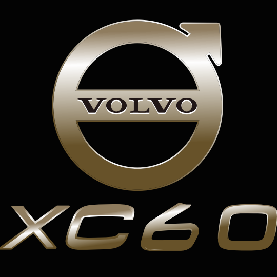 Volvo XC60 LOGO PROJECROTR LIGHTS Nr.118 (quantity  1 =  2 Logo Film /  2 door lights)