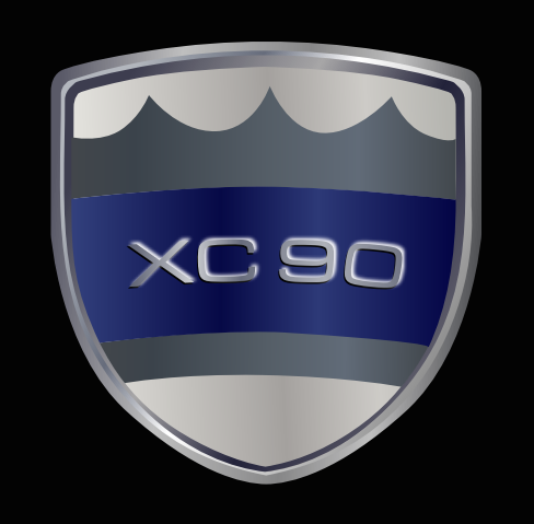 Volvo XC 90 LOGO PROJECROTR LIGHTS Nr.80 (quantity  1 =  2 Logo Film /  2 door lights)