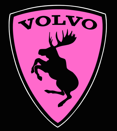 Volvo Milu deer LOGO PROJECROTR LIGHTS Nr.77 (quantity  1 =  2 Logo Film /  2 door lights)