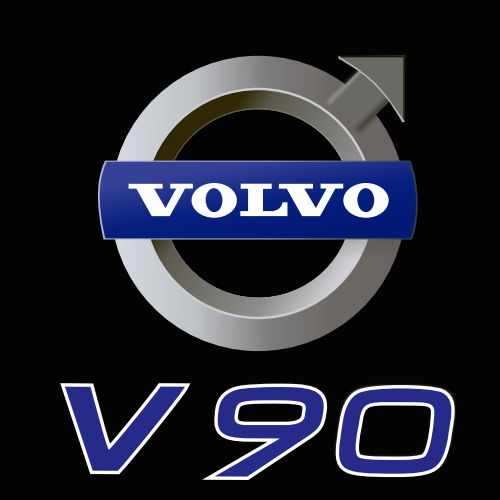 Volvo V 90  LOGO PROJECROTR LIGHTS Nr.49 (quantity  1 =  2 Logo Film /  2 door lights)