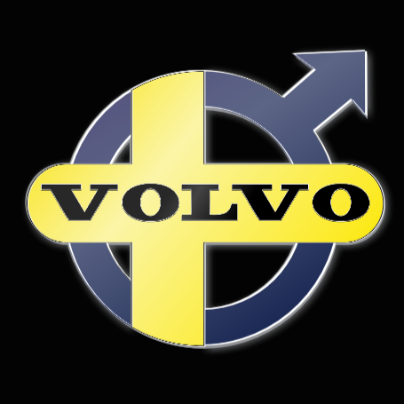 Volvo Original   LOGO PROJECROTR LIGHTS Nr.36 (quantity  1 =  2 Logo Film /  2 door lights)