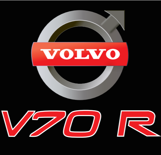 Volvo V70 R LOGO PROJECROTR LIGHTS Nr.20 (quantity  1 =  2 Logo Film /  2 door lights)