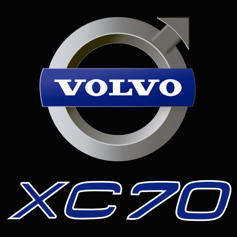 Volvo XC70 LOGO PROJECROTR LIGHTS Nr.16 (quantity  1 =  2 Logo Film /  2 door lights)